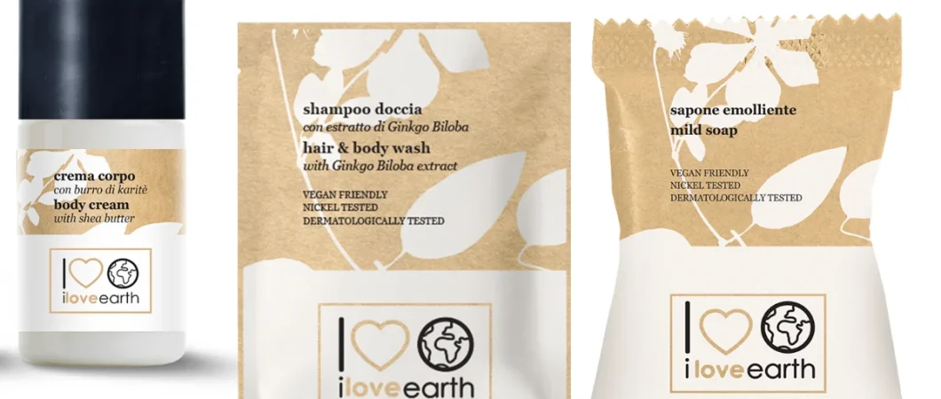 Ospitalità green: scopri la linea cortesia per Hotel e B&B I Love Earth